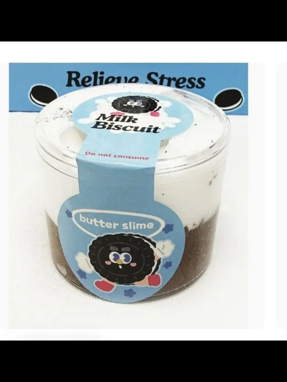 Milk Biscuit(Oreo) Scented Viral  Butter Slime